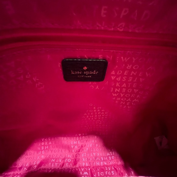 Kate Spade Town Road Elena Leather Shoulder Bag Chain Straps - Picture 7 of 12